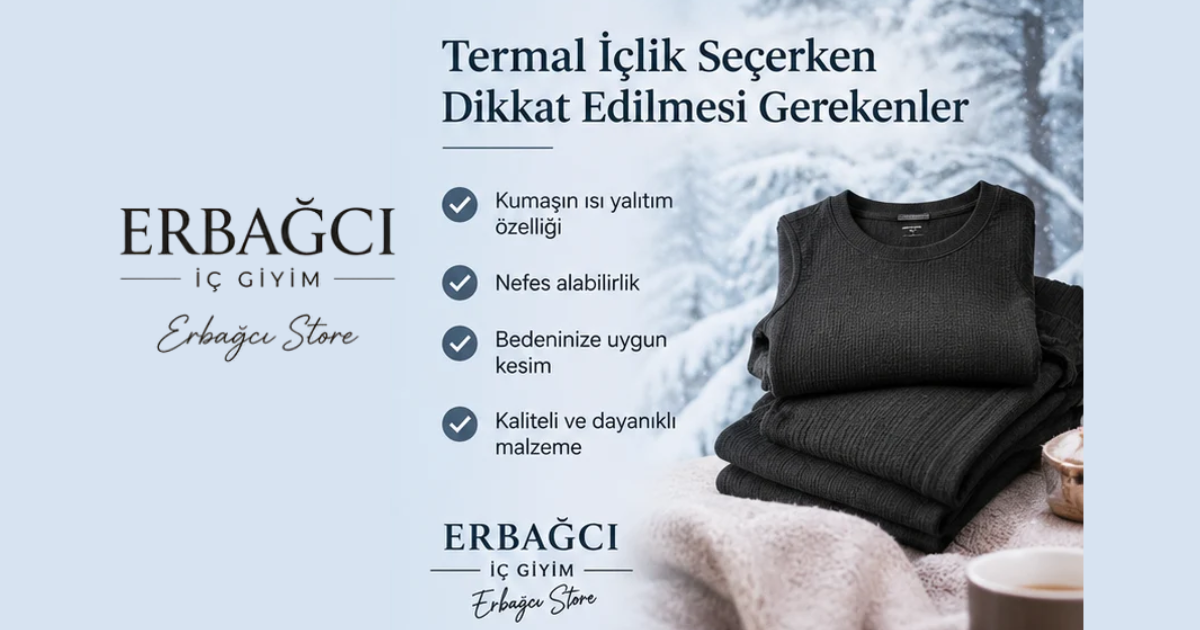 Termal içlik seçerken dikkat edilmesi gerekenler