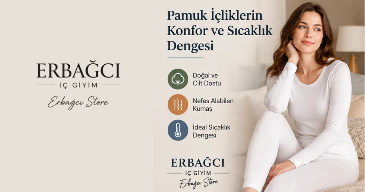 Pamuk içliklerin konfor ve sıcaklık dengesi
