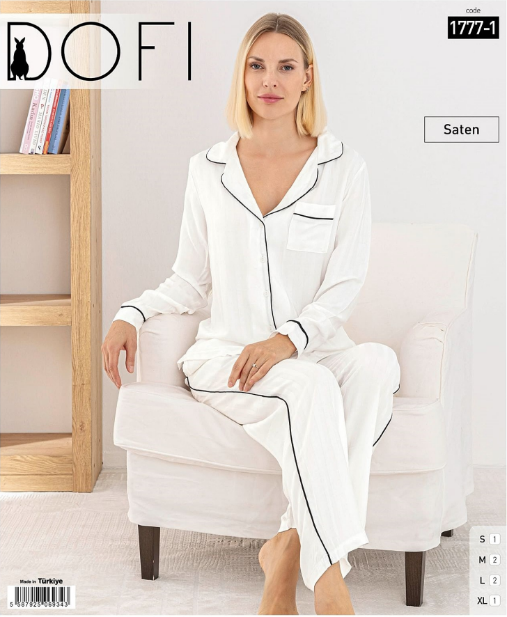 Dofi 1777-1 Dokuma Pijama Takım