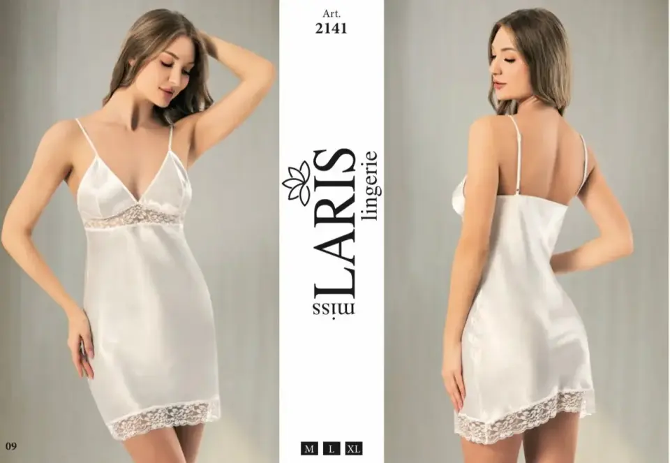 Miss Laris 2141 Saten Gecelik