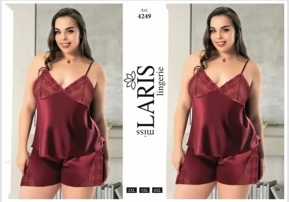 Miss Laris 4249 Saten Gecelik