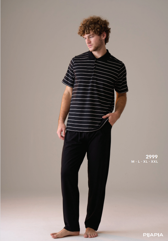 Pijapia 2999 Yakalı Pijama Takım