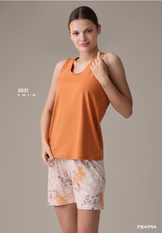 Pijapia 3031 Sabahlıklı Şortlu takım