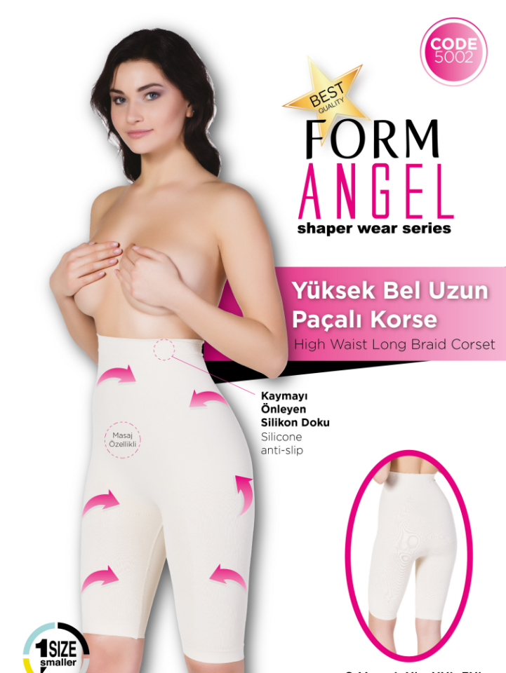 Form Angel 5002 Yüksek Bel Uzun Paçalı