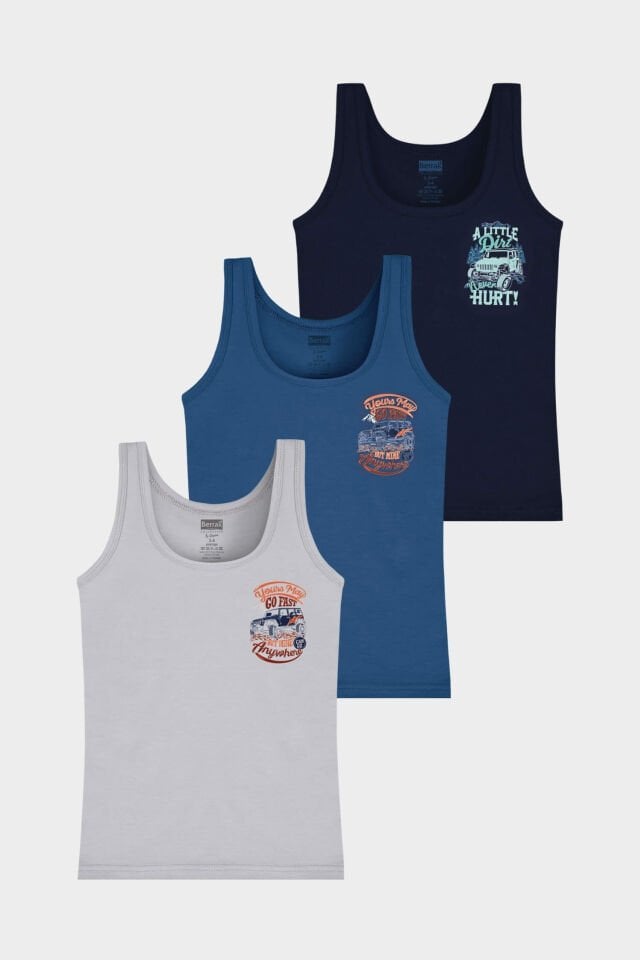 Berrak 5072 3'lü Erkek Çocuk Atlet