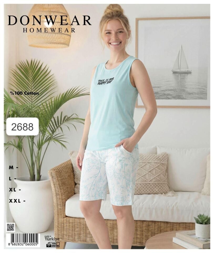 Donwear 2688 Şortlu Takım