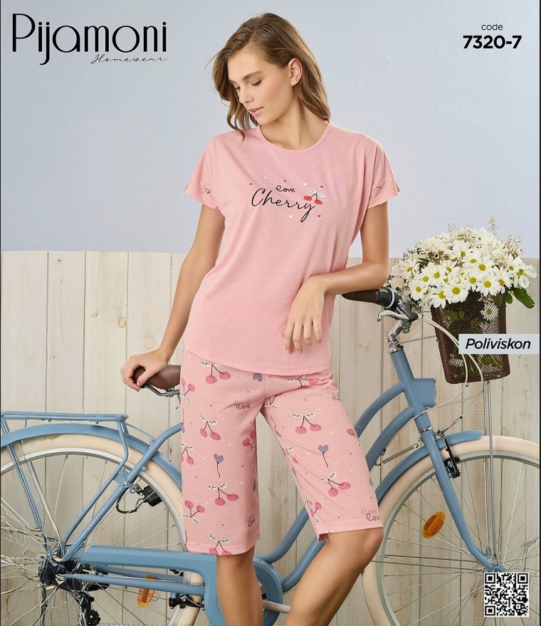 Pijamoni 7320-7 Kaprili Tk.
