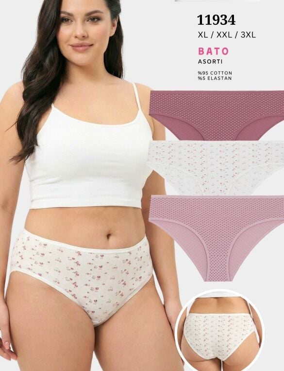 Berrak 11934 Büyük Beden Külot