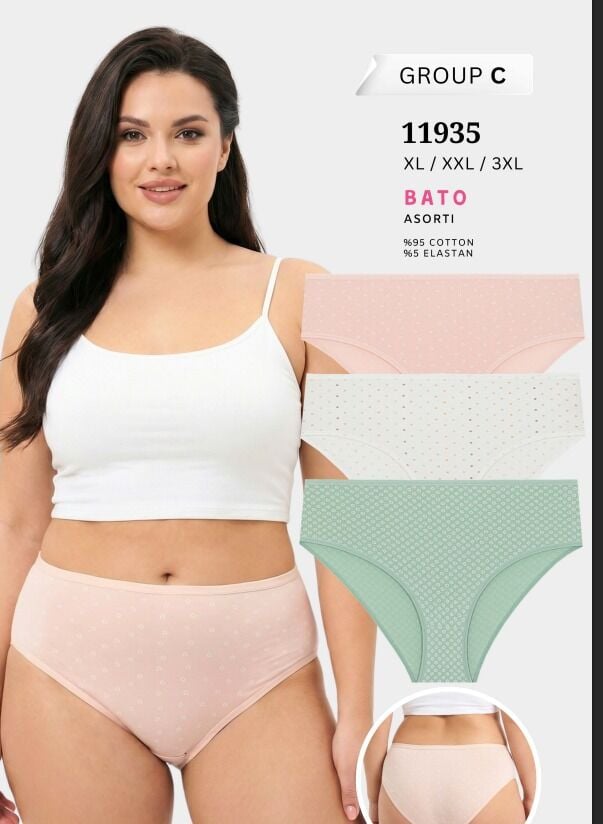 Berrak 11935 Büyük Beden Külot