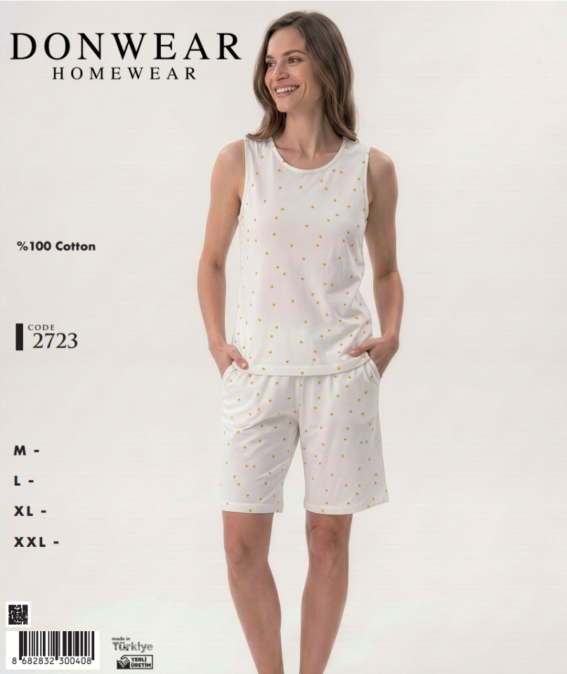 Donwear 2723 Şortlu Takım