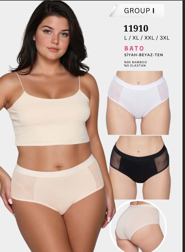 Berrak 11910 Büyük Beden Külot