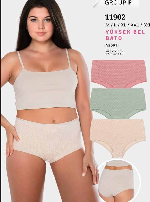 Berrak 11902 Büyük Beden Külot