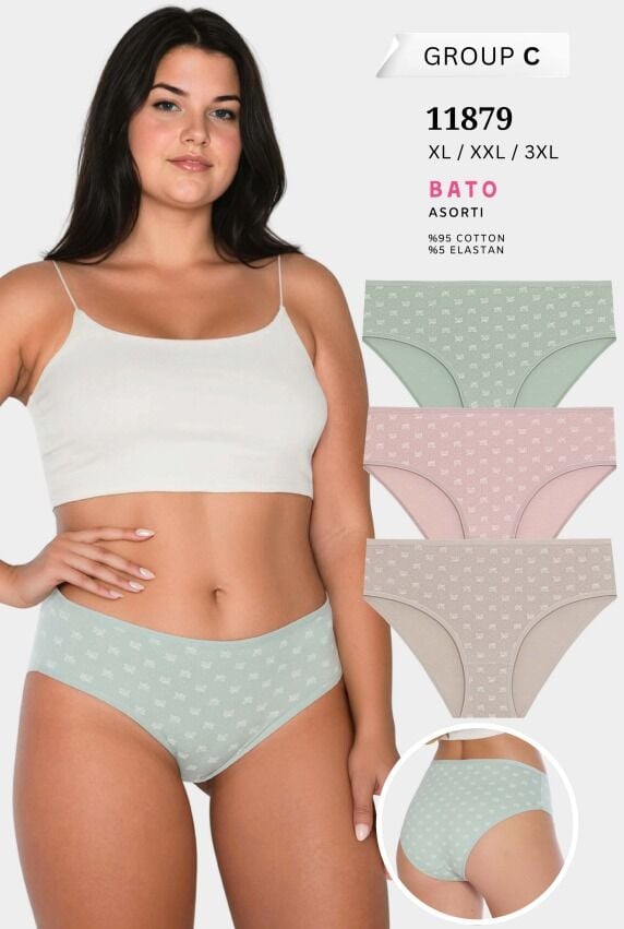 Berrak 11879 Büyük Beden Külot