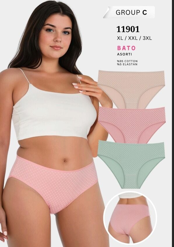 Berrak 11901 Büyük Beden Kadın Külot