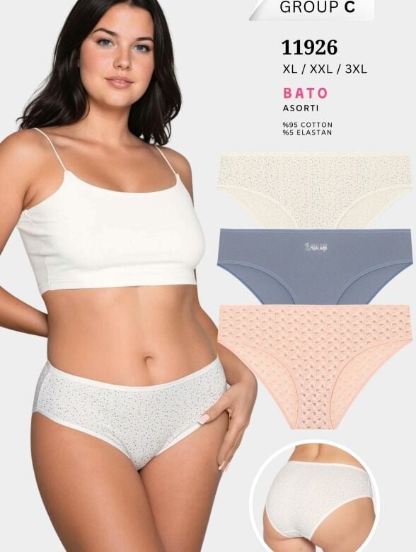 Berrak 11926 Büyük Beden Külot