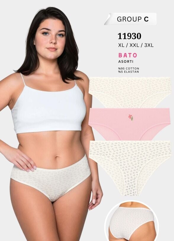 Berrak 11930 Büyük Beden Külot