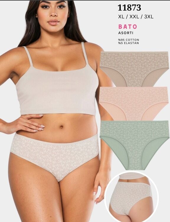 Berrak 11873 Büyük beden Külot