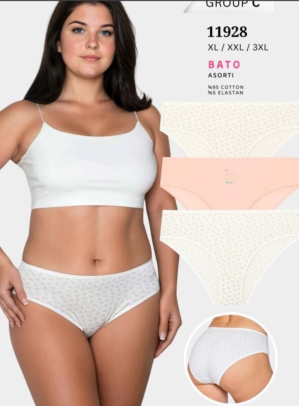 Berrak 11928 Büyük Beden Külot