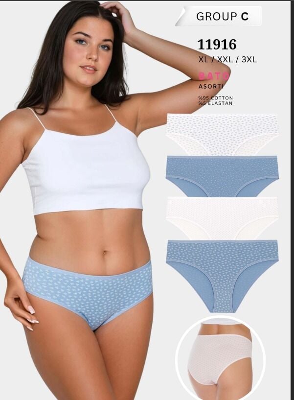 Berrak 11916 Büyük Beden Külot