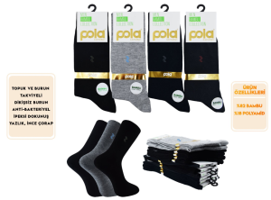 Pola 4080 Garson Bambu Çorap