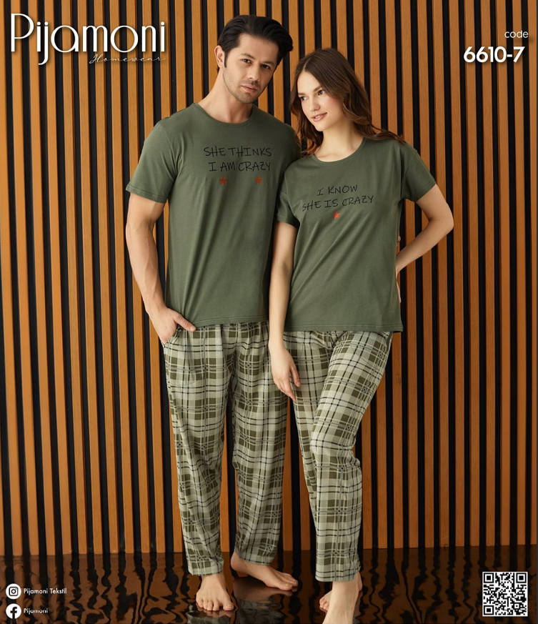 Pijamoni 6610-7 Bayan