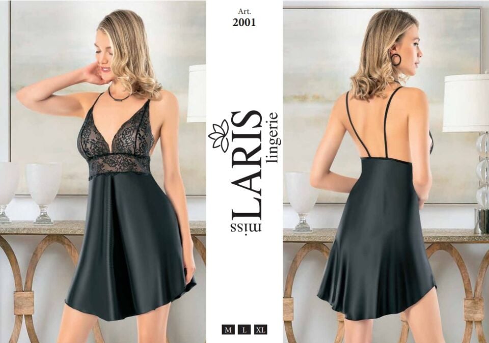 Miss Laris 2001 Saten Gecelik