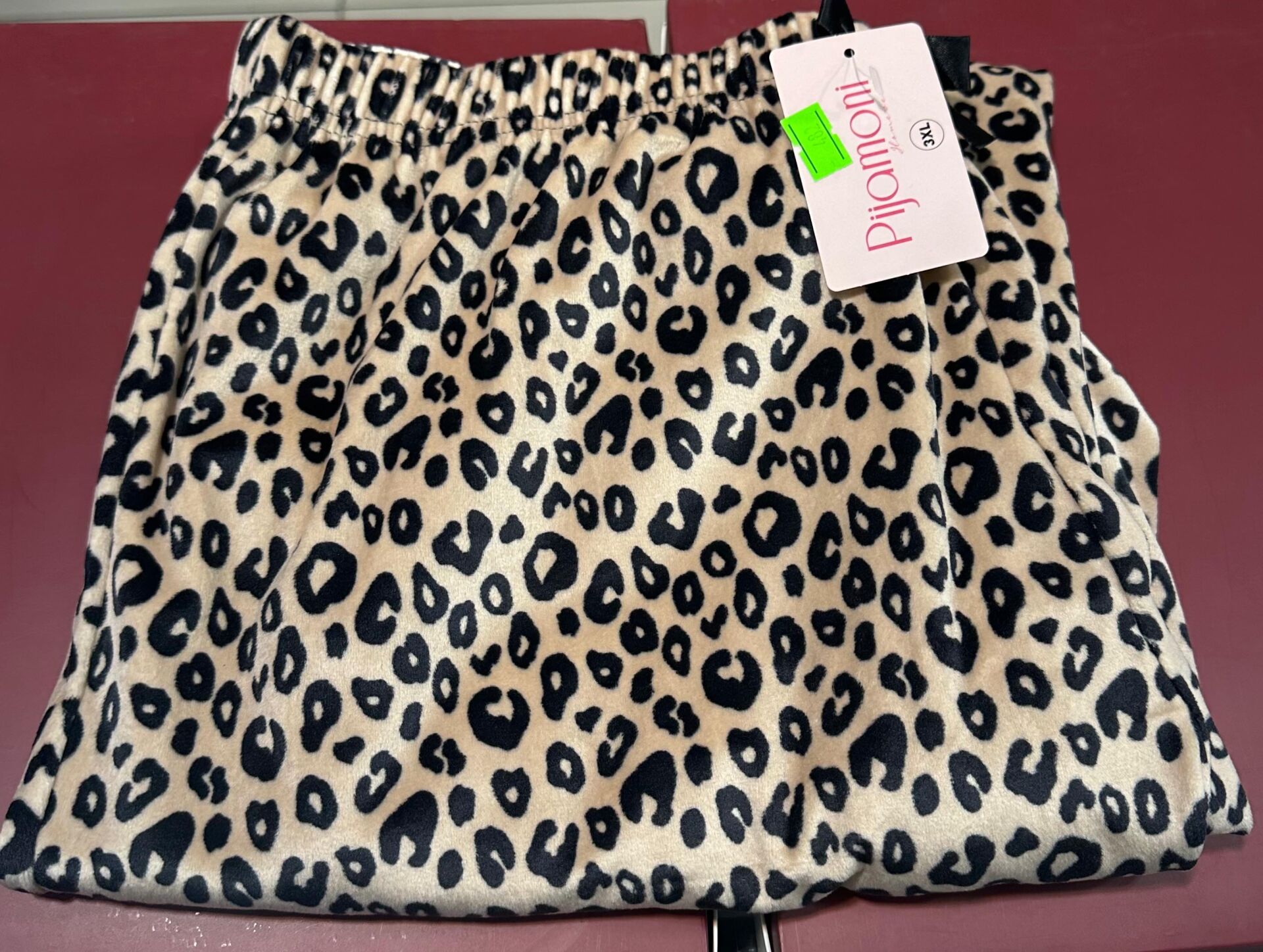 Pijamoni 482 Kadife battal tek alt