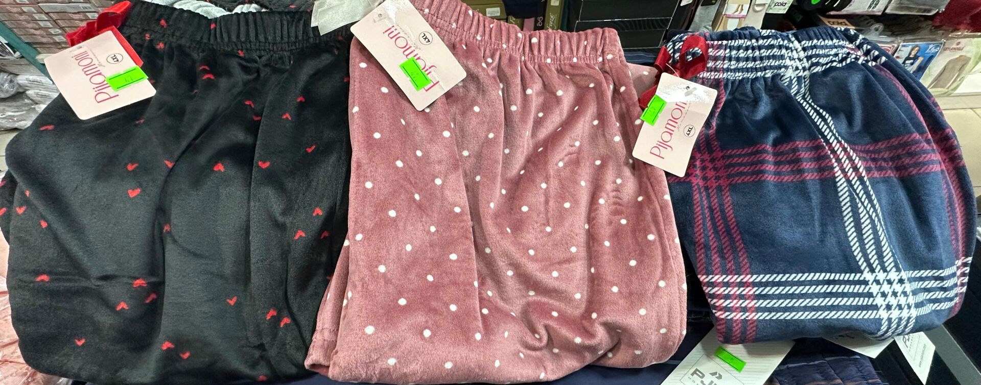 Pijamoni 479 Kadife baskılı tek alt