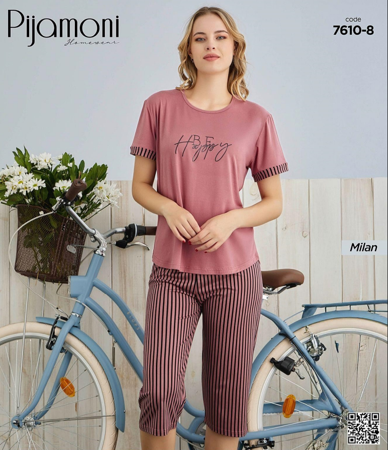Pijamoni 7610-8 Milan Kapri
