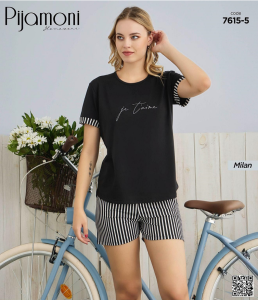 Pijamoni 7615-5 Milan Şortlu