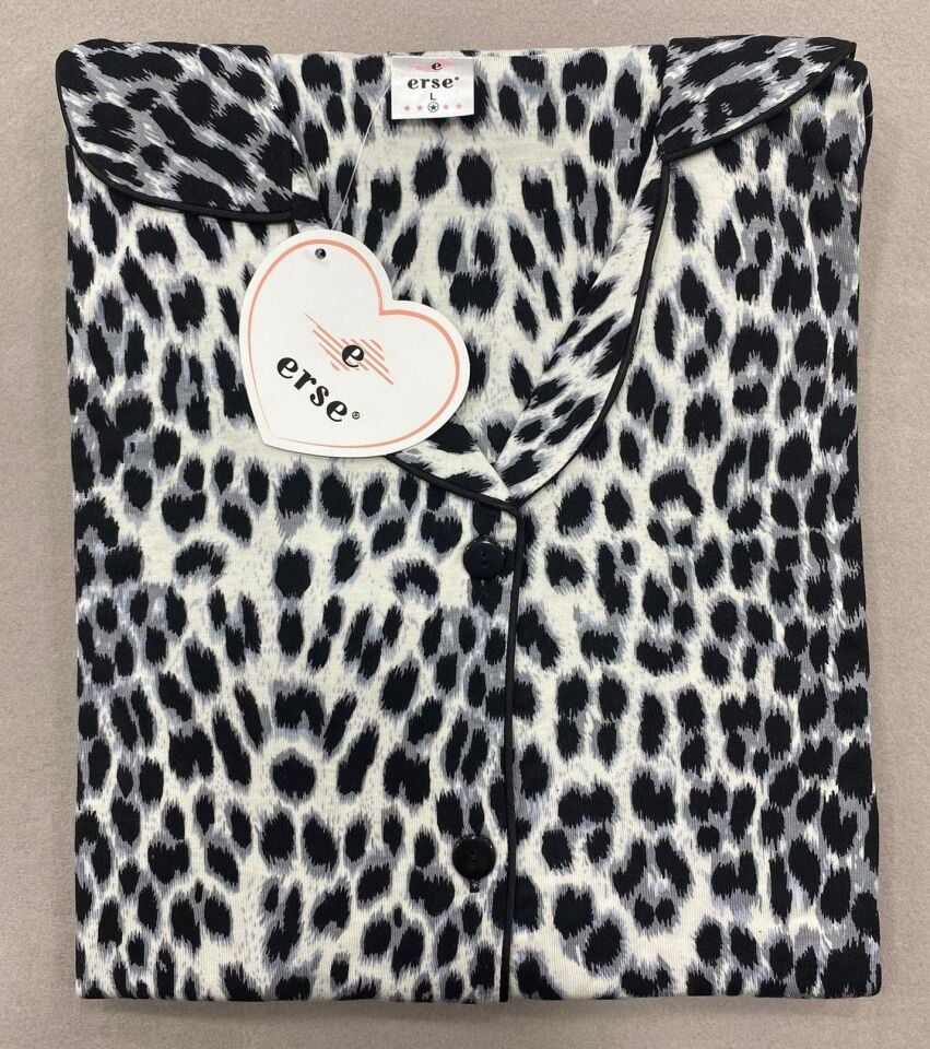 Erse 801 Boydan Düğmeli Pijama Takım