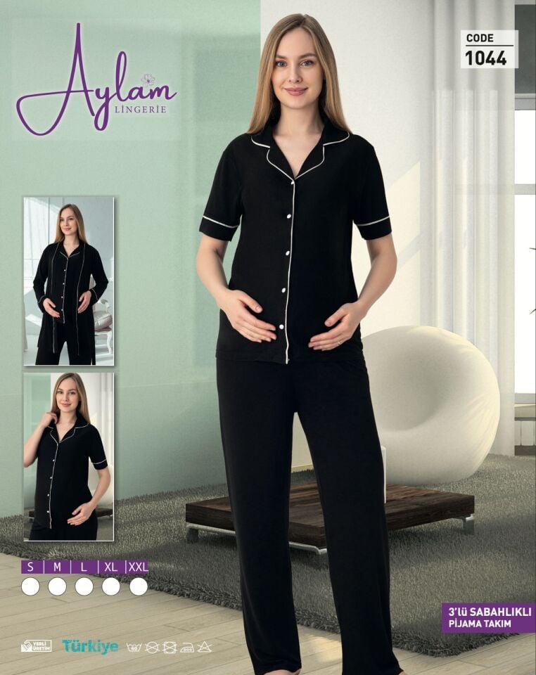Aylam 1044 Sabahlıklı Pijama Takım