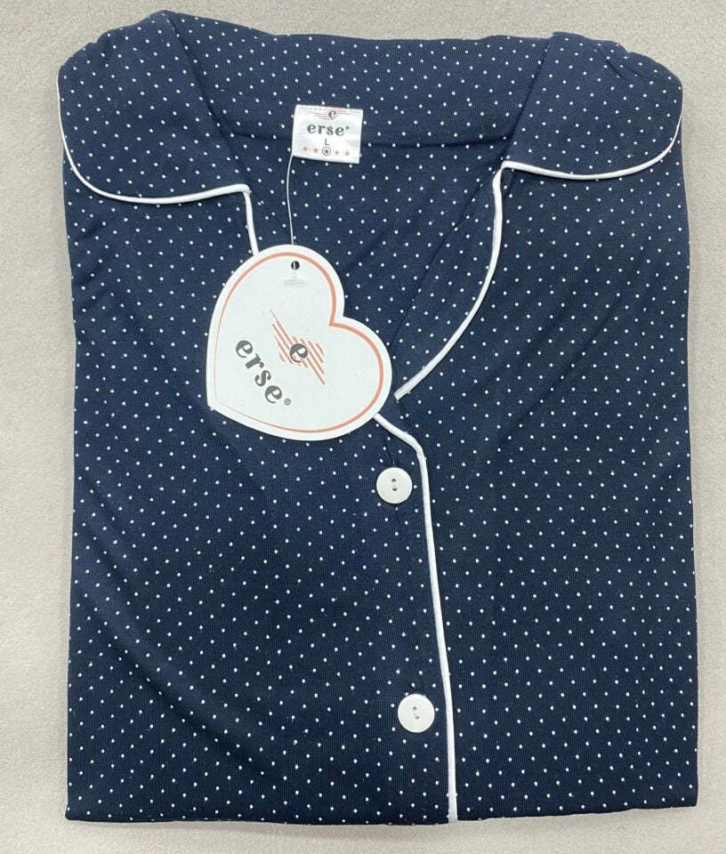 Erse 803 Puanlı Boydan Düğmeli Pijama Takım