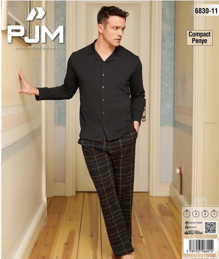 Pijaman 6830-11 Boydan Düğmeli