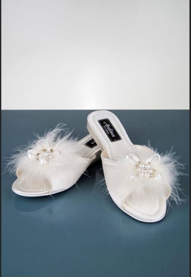 Ardina 712 Düz  Taban Tüylü Terlik