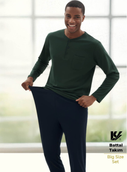 Kly 23360 Battal Pijama Takım