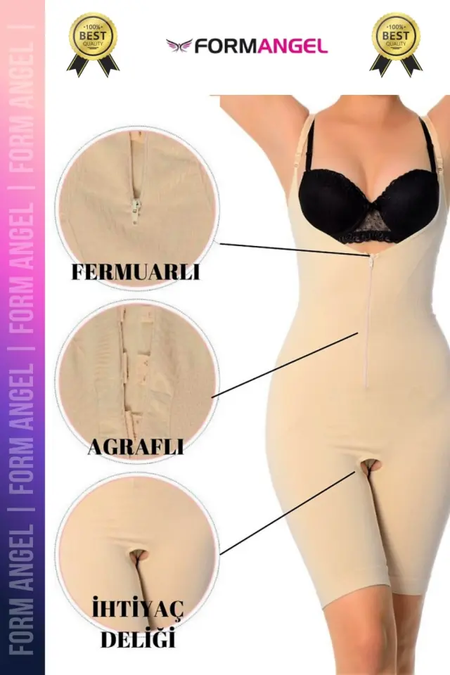 Form Angel 5522 Fermuarlı Tam Boy Korse