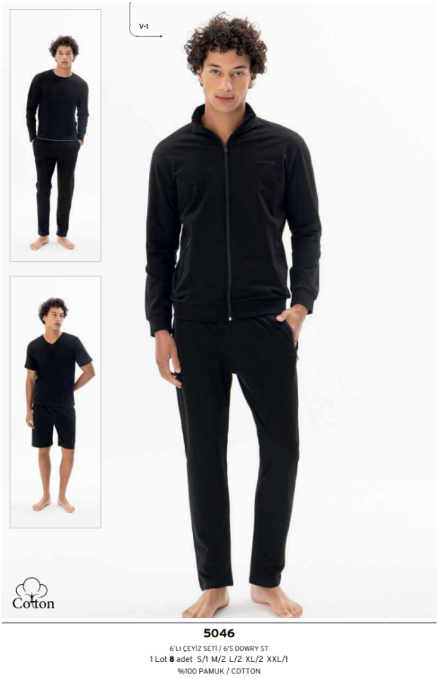 Kly 5046 6parça Pijama Seti